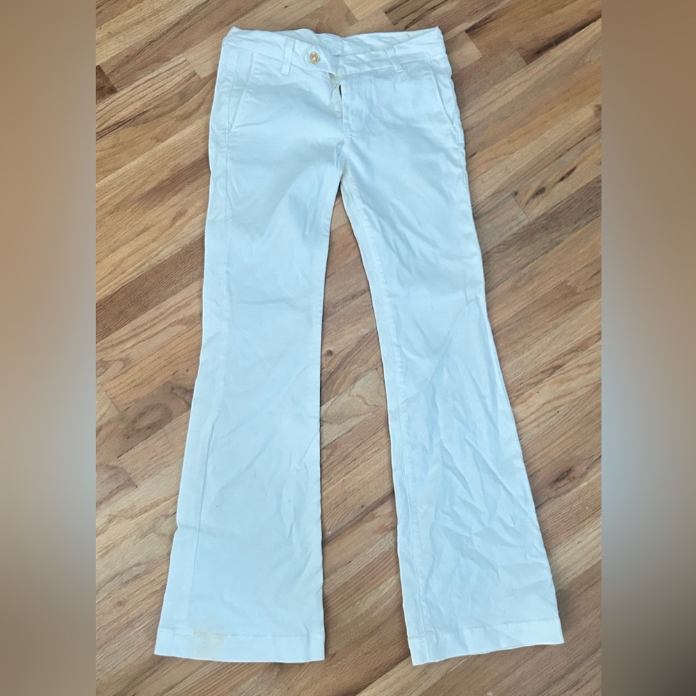 7 For All Mankind Women's Boot Cut Jeans - White